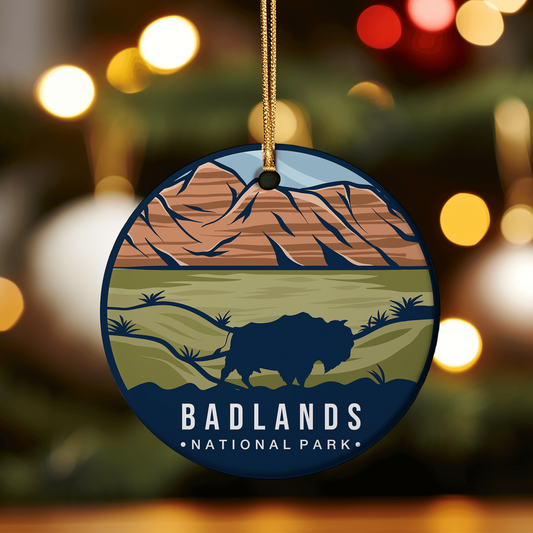 Badlands National Park South Dakota Travel Ornament