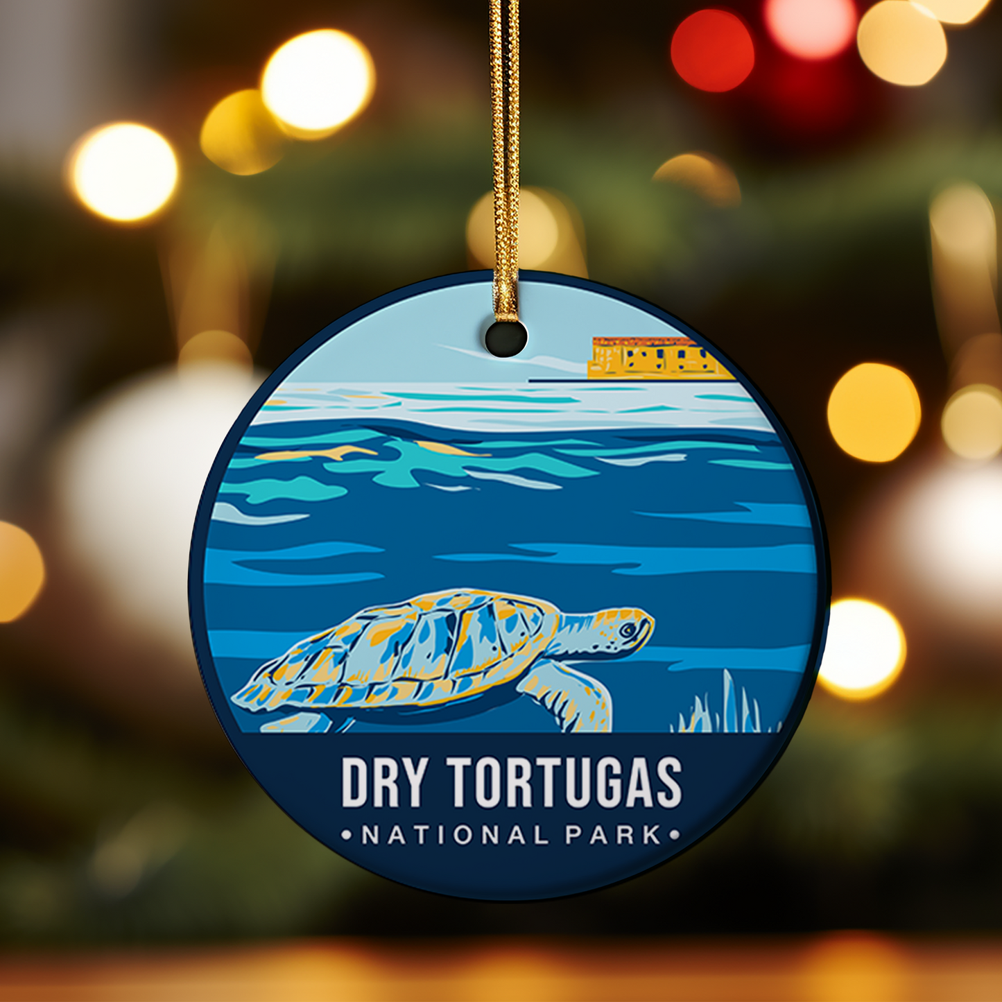 Dry Tortuga National Park Florida Ceramic Ornament