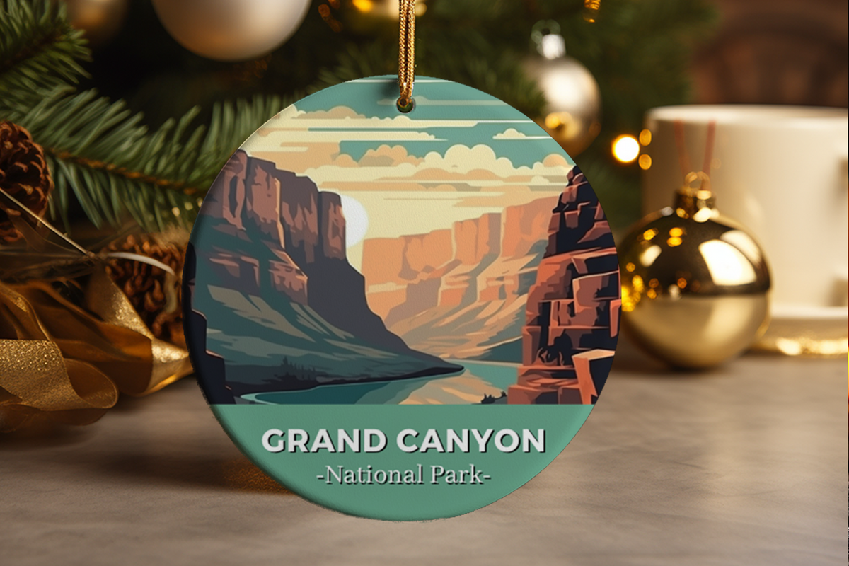 Grand Canyon Ornament National Park Adventure Arizona Mountains Ceramic Decoration Travel Souvenir