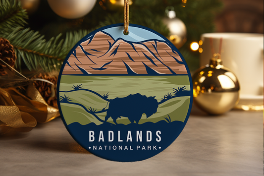 Badlands National Park Ornament: South Dakota Travel Souvenir