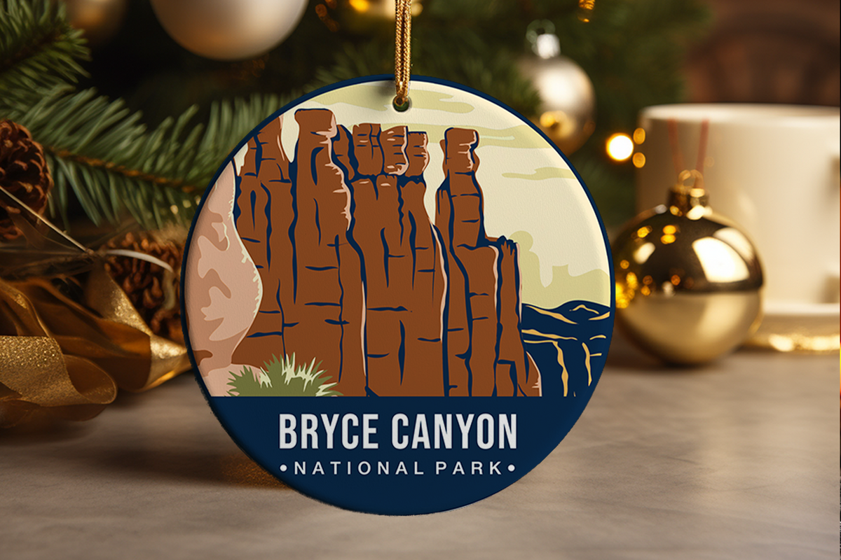 Bryce Canyon National Park Ceramic Ornament: Travel Keepsake