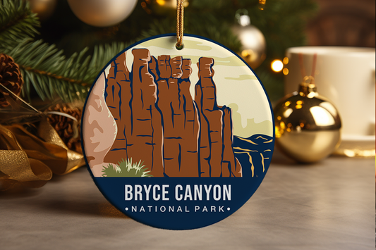 Bryce Canyon National Park Ceramic Ornament: Travel Keepsake