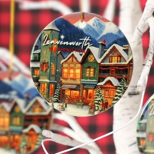 Leavenworth Washington Holiday Ornament