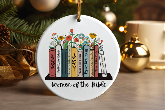 Women of the Bible Religious Christian Women Faith Gift Ceramic Ornament Inspirational Holiday Decor