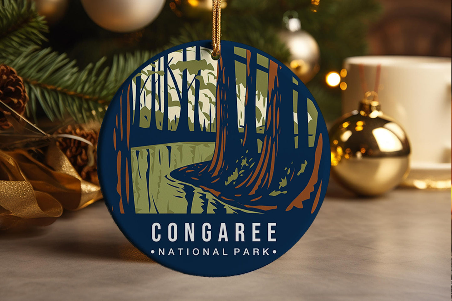 Congaree National Park Ornament: Travel Keepsake