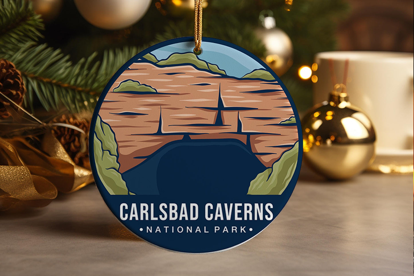 Carlsbad Caverns Ornament: National Park Souvenir