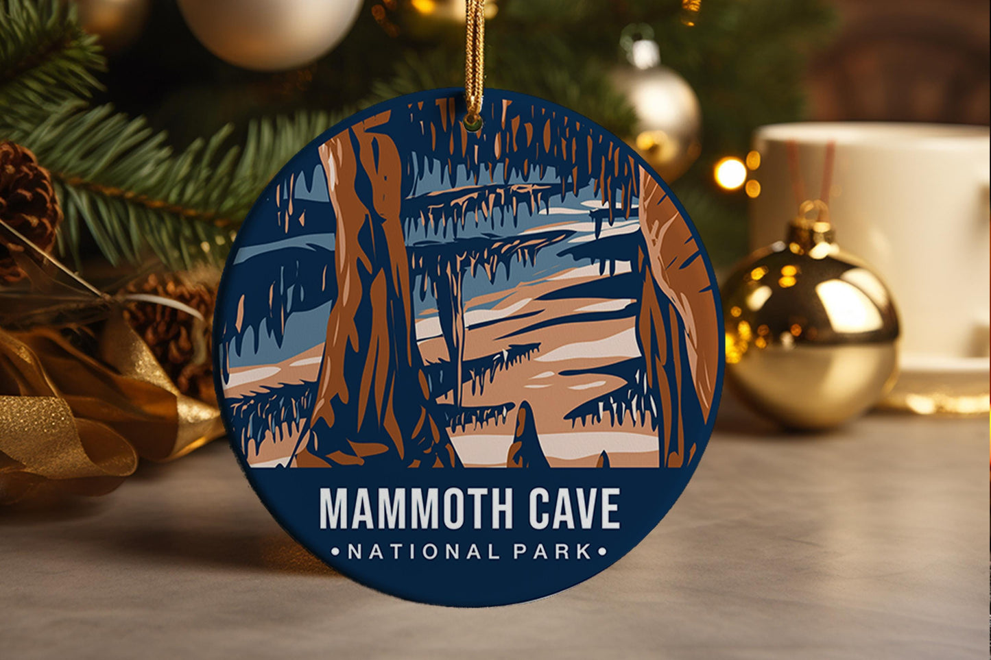 Mammoth Cave Ornament: National Park Souvenir, Travel Gift