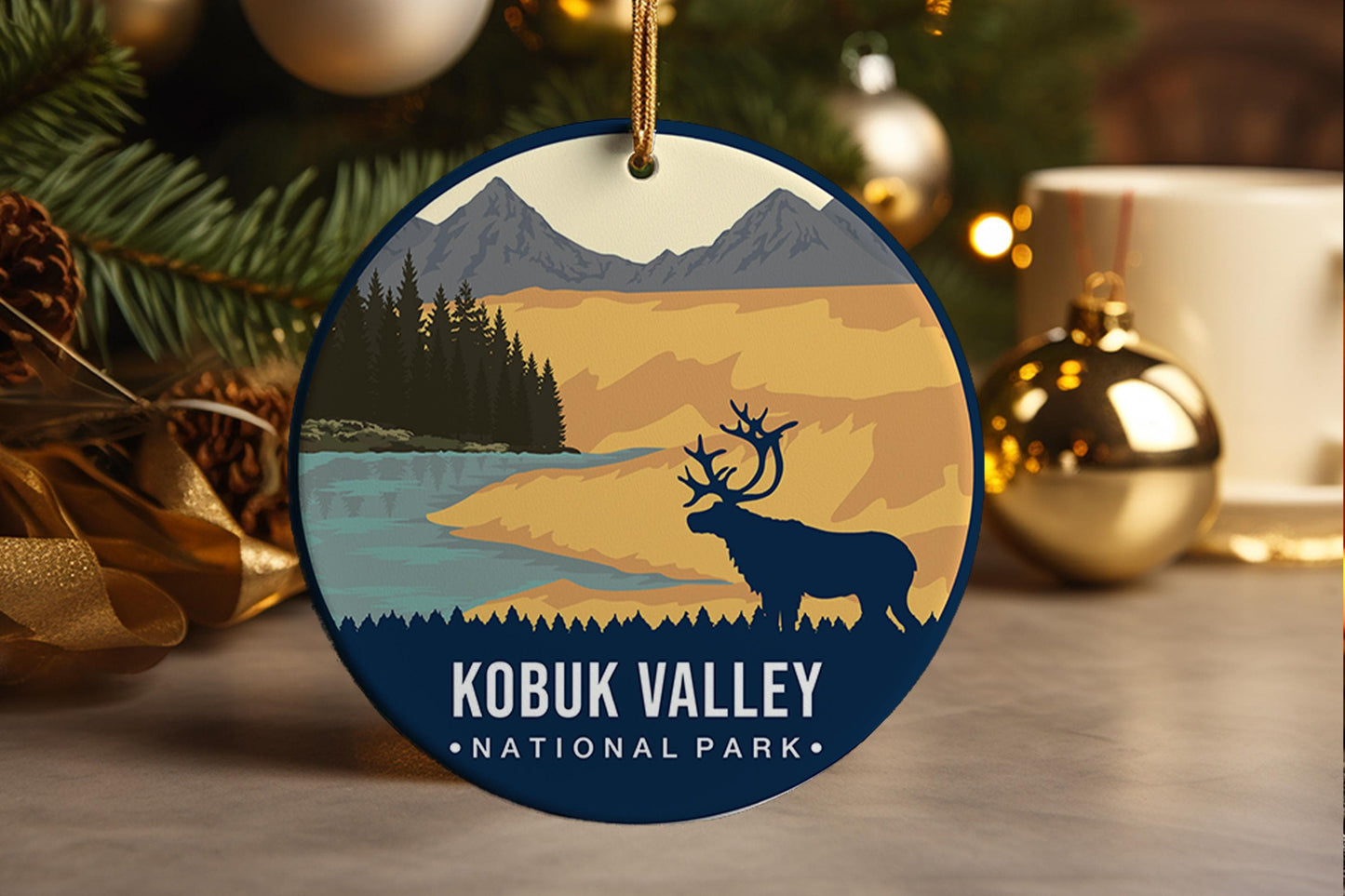 Kobuk Valley National Park Ornament: Travel Souvenir Keepsake