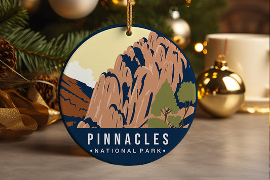 Pinnacles National Park Ornament: Ceramic Travel Souvenir