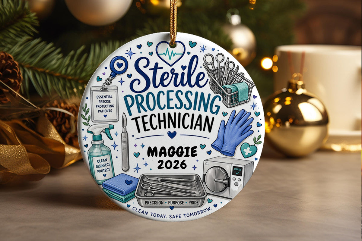 Sterile Processing Technician Ornament 2026 Christmas Gift