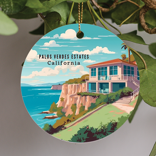 Palos Verdes Estates California Ornament