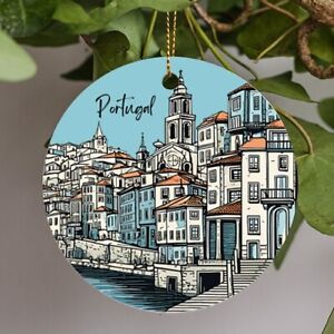 Porto Portugal City Ceramic Ornament