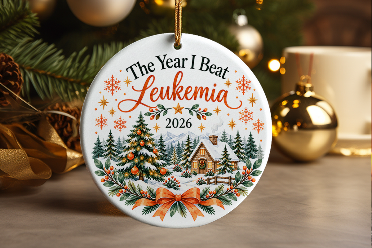 Leukemia Survivor Ornament 2026, The Year I Beat Cancer, Remission Gift, Cancer Free Keepsake