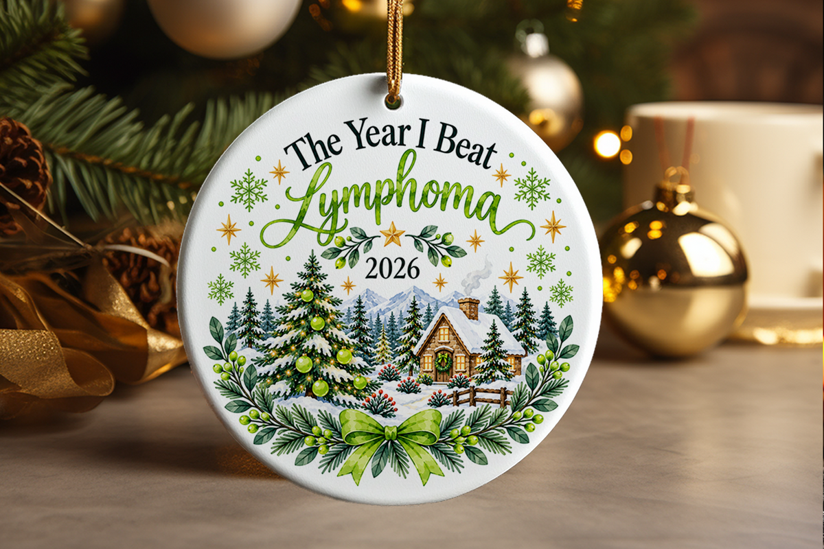 Lymphoma Survivor Ornament 2026, The Year I Beat Cancer, Remission Gift, Cancer Free Keepsake